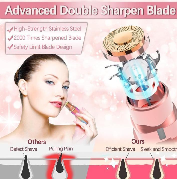 2 In 1 Eyebrow And Facial Hair Trimmer - Ashiyna Shopping Mall