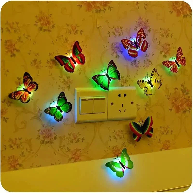 6 LED Butterfly Night Lamps - Ashiyna Shopping Mall