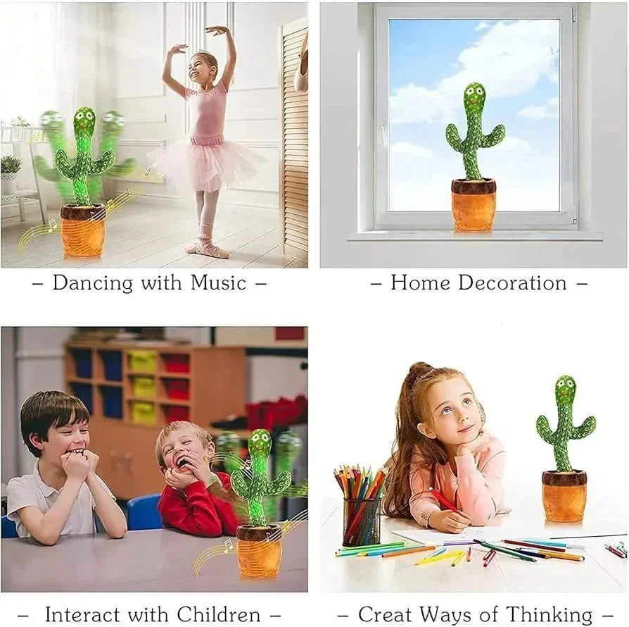 Dancing Cactus Toys For Kids Rechargeable. - Ashiyna Shopping Mall